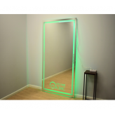 Гримерное зеркало с LED подсветкой, 200х100 RGB